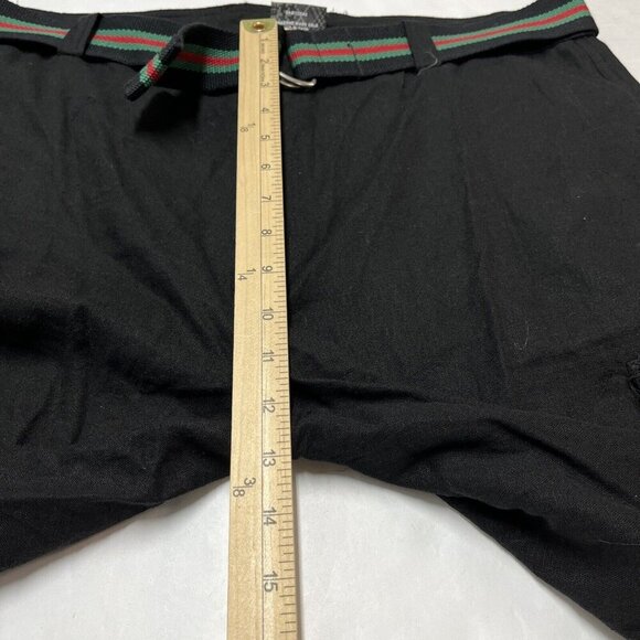 Z‎ Brand Cargo Short Shirt Set Mens 2XL Black Linen Blend Button Down Streetwear - Picture 13 of 16